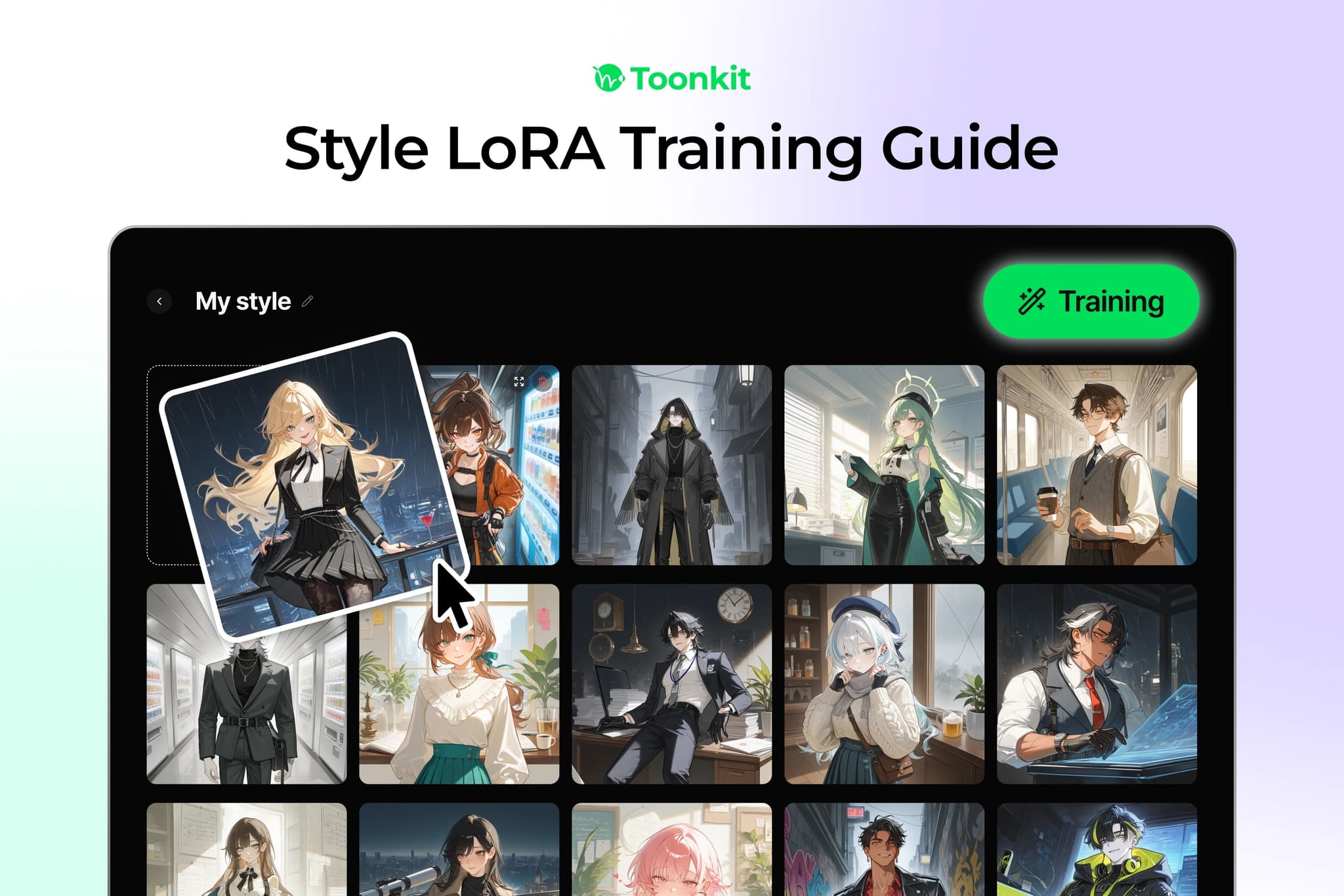 Create Your Own Style LoRA with ToonKit